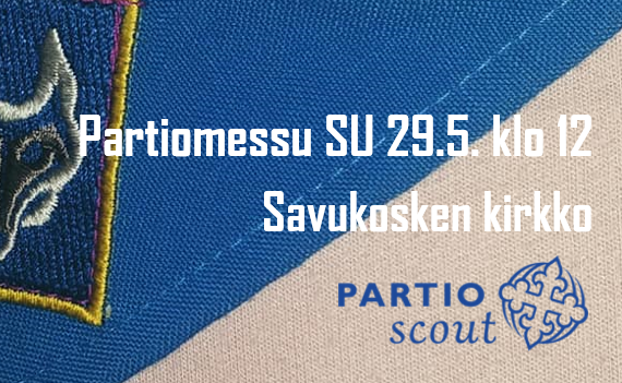 Partiolaisten merkit ja info messusta